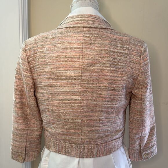 Worth Silk Cropped Tweed Jacket. ❤️❤️❤️ - Picture 4 of 7